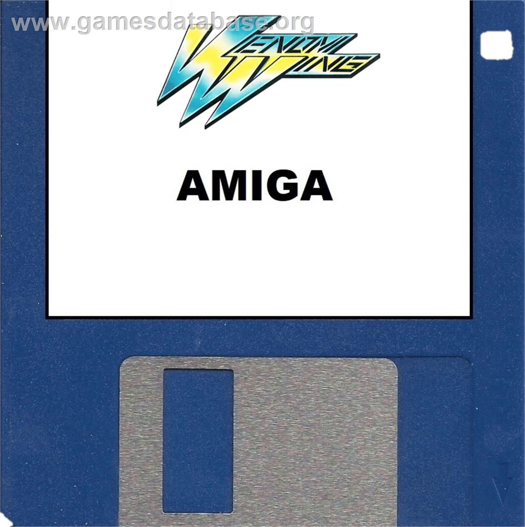 Venom Wing - Commodore Amiga - Artwork - Cartridge