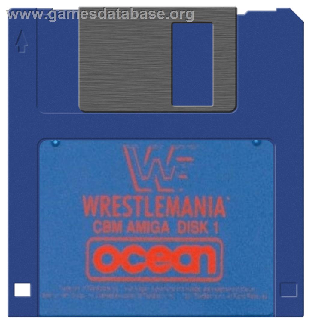 WWF Wrestlemania - Commodore Amiga - Artwork - Cartridge