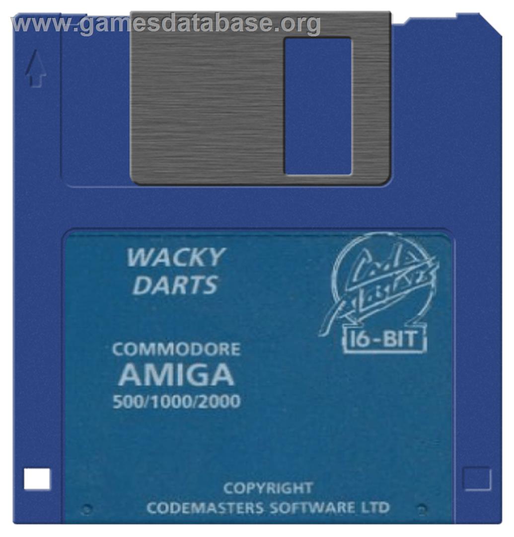 Wacky Darts - Commodore Amiga - Artwork - Cartridge