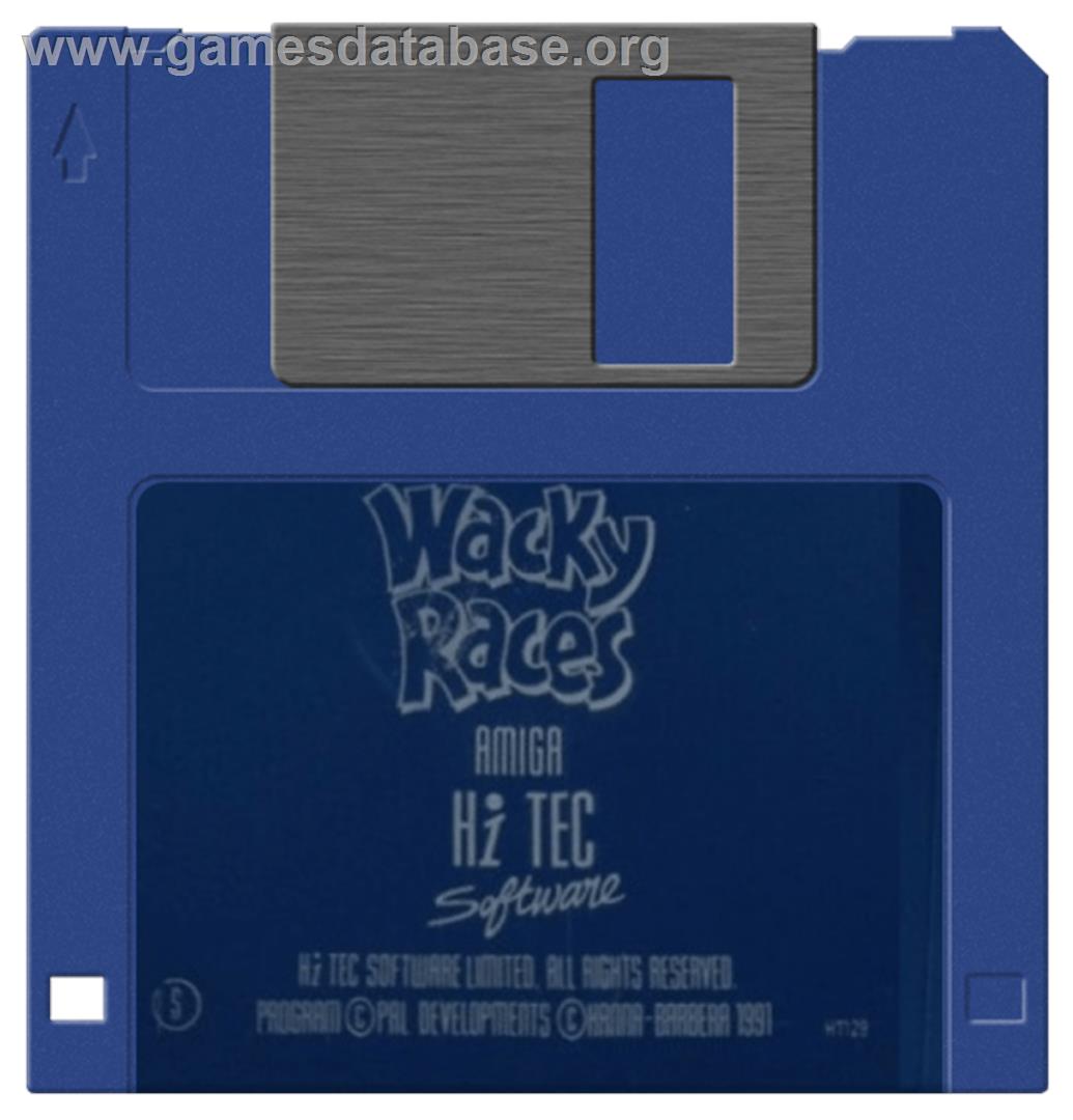 Wacky Races - Commodore Amiga - Artwork - Cartridge