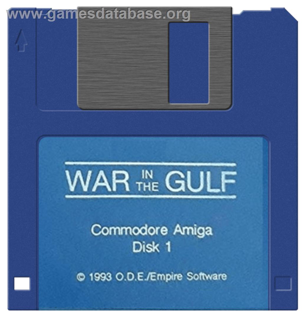 War In The Gulf - Commodore Amiga - Artwork - Cartridge