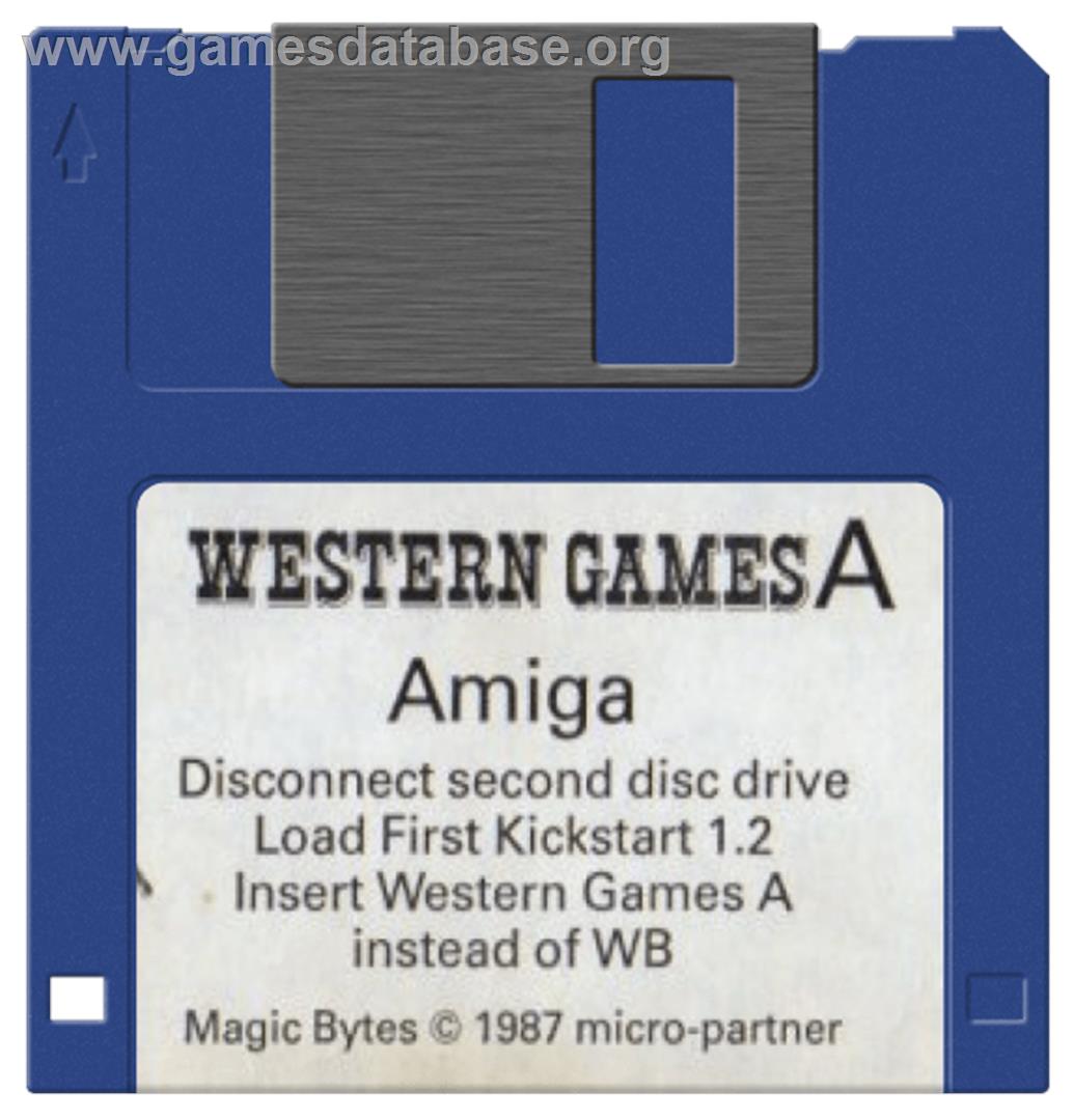 Western Games - Commodore Amiga - Artwork - Cartridge