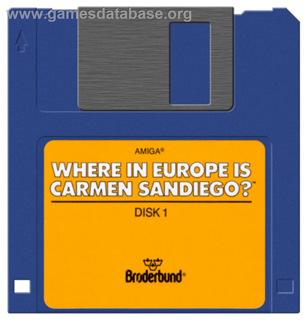 Where in Europe is Carmen Sandiego? - Commodore Amiga - Artwork - Cartridge