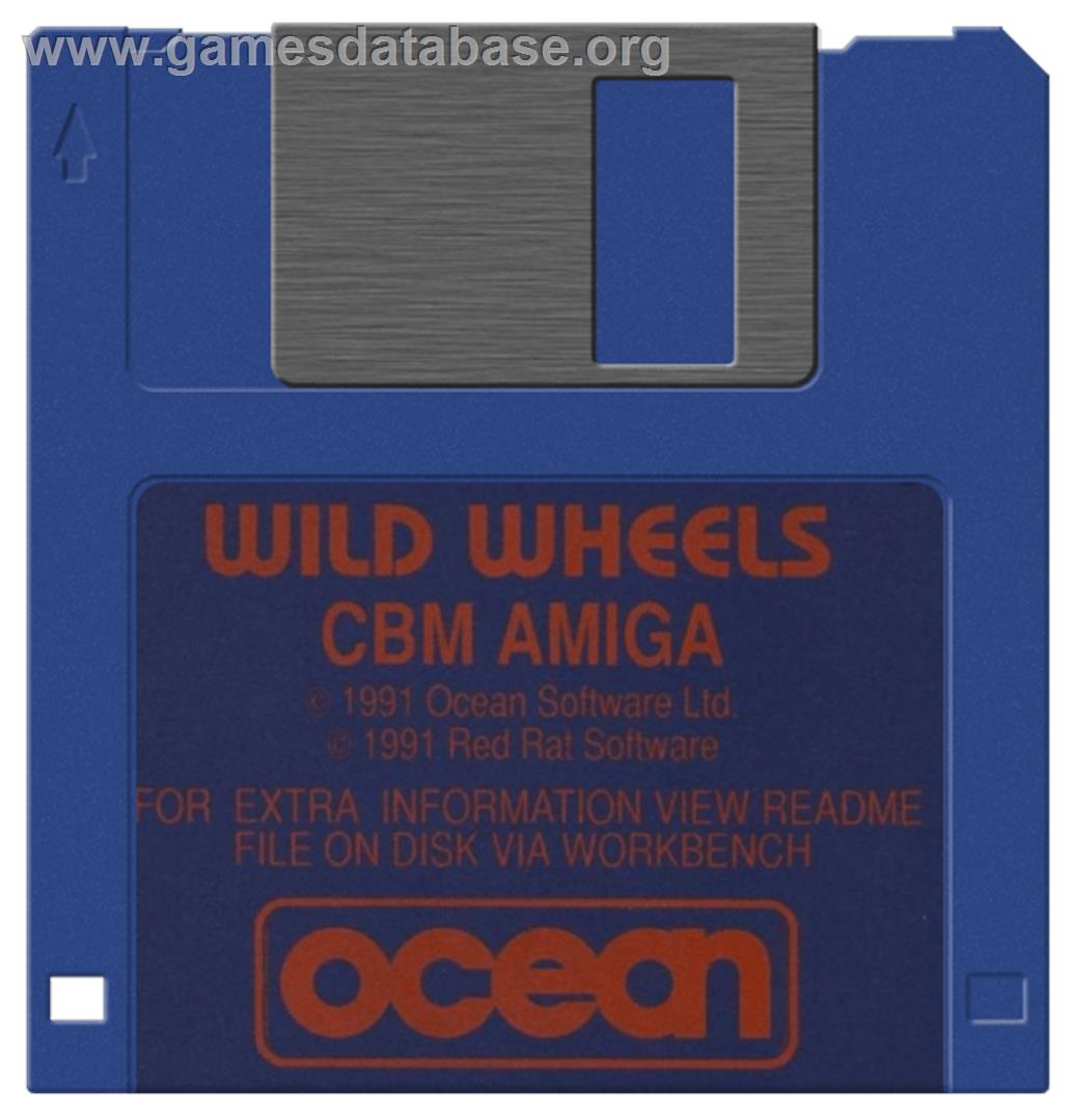 Wild Wheels - Commodore Amiga - Artwork - Cartridge