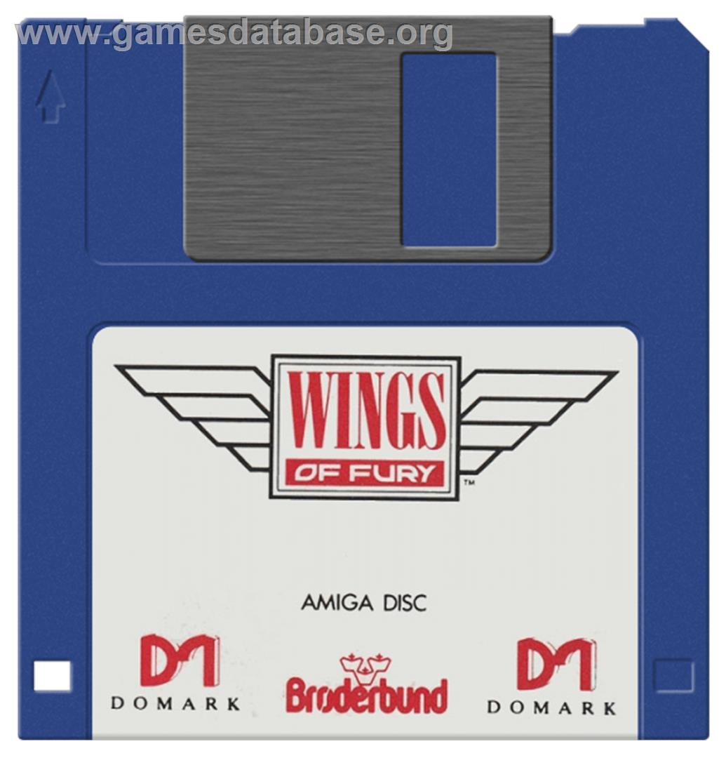 Wings of Fury - Commodore Amiga - Artwork - Cartridge