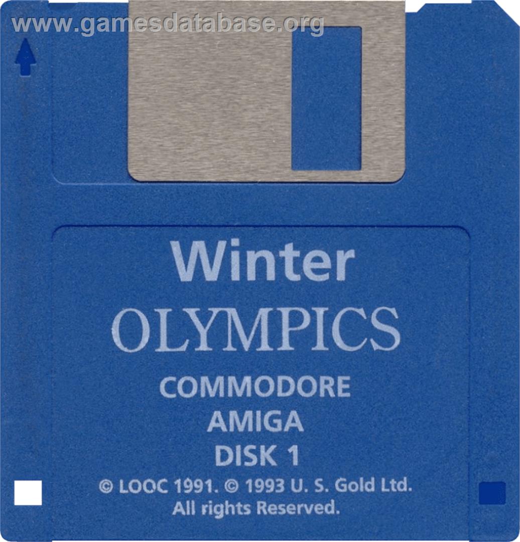 Winter Olympics: Lillehammer '94 - Commodore Amiga - Artwork - Cartridge