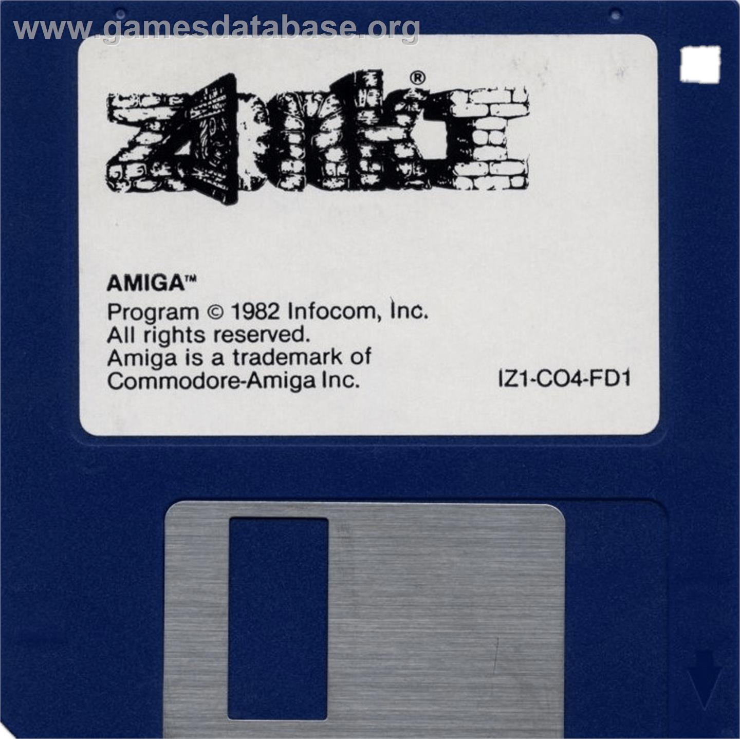 Zork I: The Great Underground Empire - Commodore Amiga - Artwork - Cartridge