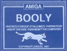 Top of cartridge artwork for Booly on the Commodore Amiga.