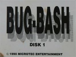 Top of cartridge artwork for Bug Bash on the Commodore Amiga.