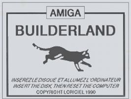 Top of cartridge artwork for Builderland on the Commodore Amiga.