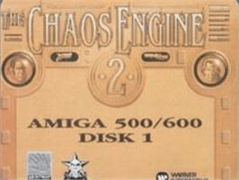 Top of cartridge artwork for Chaos Engine 2 on the Commodore Amiga.