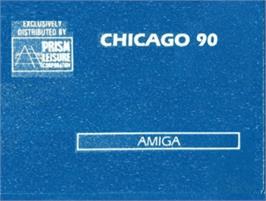 Top of cartridge artwork for Chicago 90 on the Commodore Amiga.