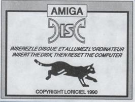 Top of cartridge artwork for Disc on the Commodore Amiga.