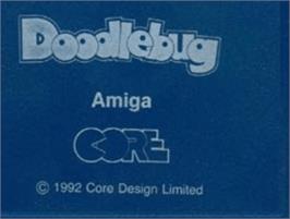 Top of cartridge artwork for Doodle Bug: Bug Bash 2 on the Commodore Amiga.