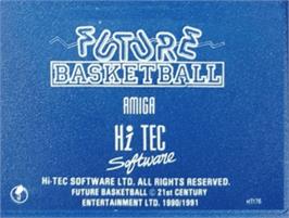 Top of cartridge artwork for Future Basketball on the Commodore Amiga.