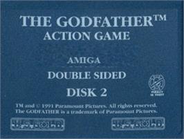 Top of cartridge artwork for Godfather, The on the Commodore Amiga.