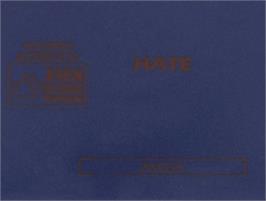 Top of cartridge artwork for H.a.t.e. - Hostile All Terrain Encounter on the Commodore Amiga.