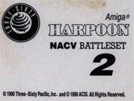 Top of cartridge artwork for Harpoon - Battleset 2 - The North Atlantic Convoys on the Commodore Amiga.