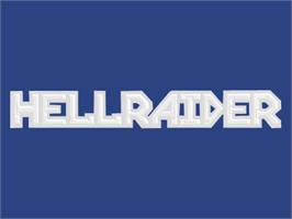 Top of cartridge artwork for Hellraider on the Commodore Amiga.