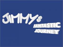 Top of cartridge artwork for Jimmy's Fantastic Journey on the Commodore Amiga.