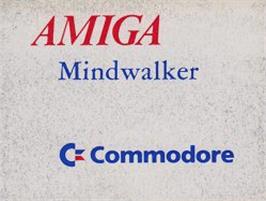 Top of cartridge artwork for Mind Walker on the Commodore Amiga.