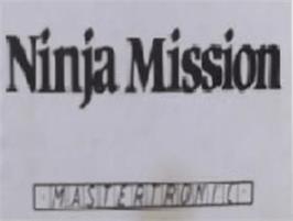 Top of cartridge artwork for Ninja Mission on the Commodore Amiga.