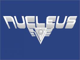 Top of cartridge artwork for Nucleus on the Commodore Amiga.