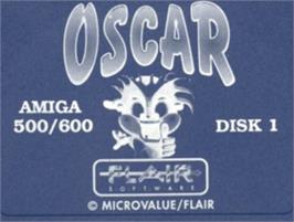 Top of cartridge artwork for Oscar on the Commodore Amiga.