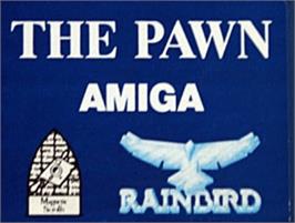 Top of cartridge artwork for Pawn on the Commodore Amiga.