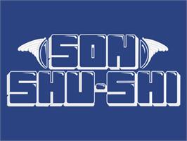 Top of cartridge artwork for Son Shu-shi on the Commodore Amiga.