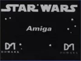 Top of cartridge artwork for Star Wars: Return of the Jedi on the Commodore Amiga.