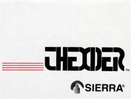 Top of cartridge artwork for Thexder on the Commodore Amiga.