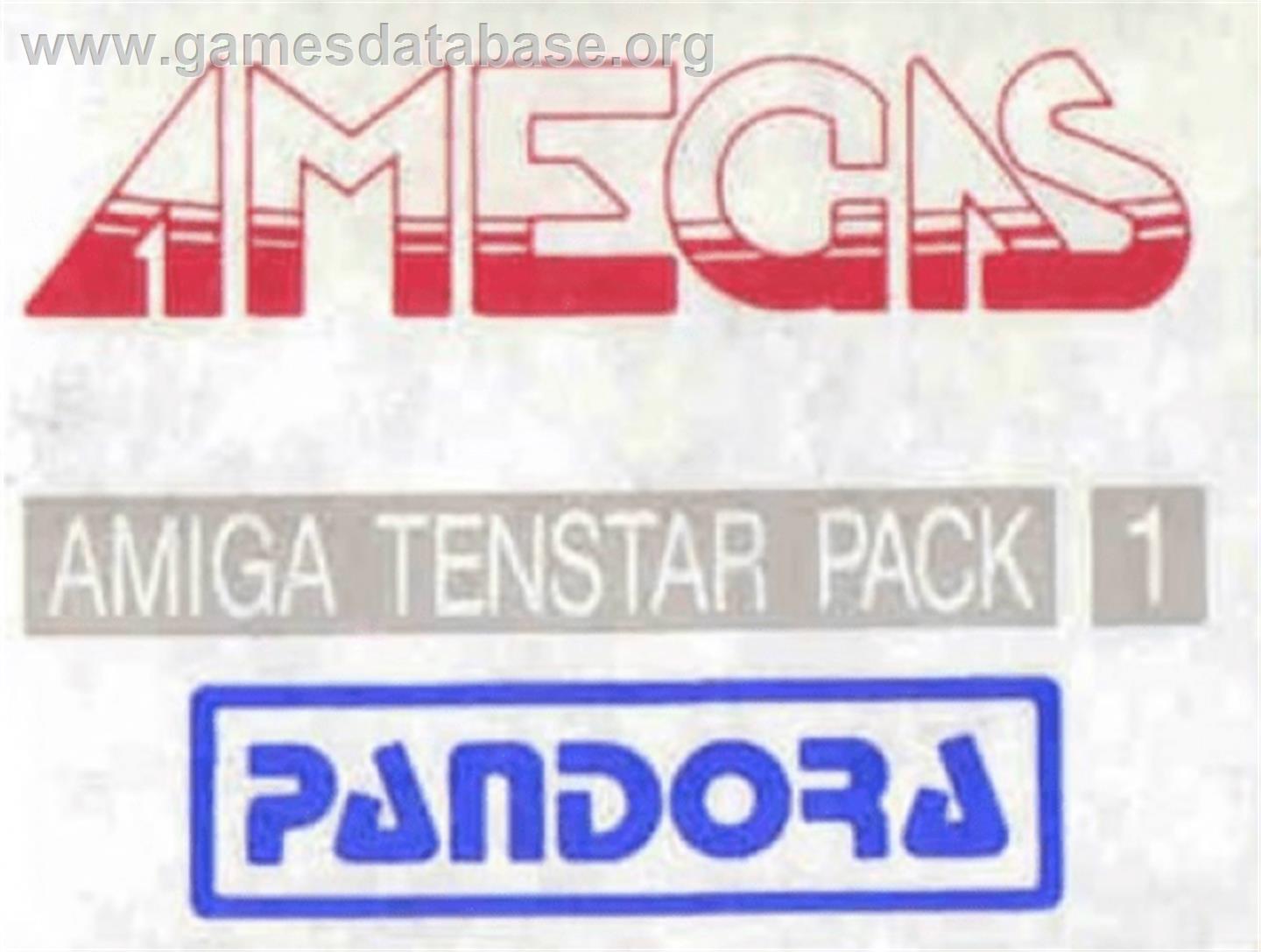 Amegas - Commodore Amiga - Artwork - Cartridge Top