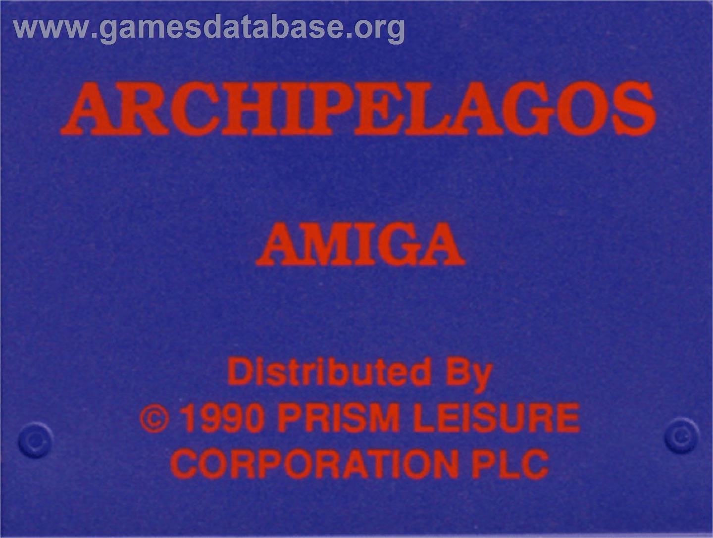 Archipelagos - Commodore Amiga - Artwork - Cartridge Top