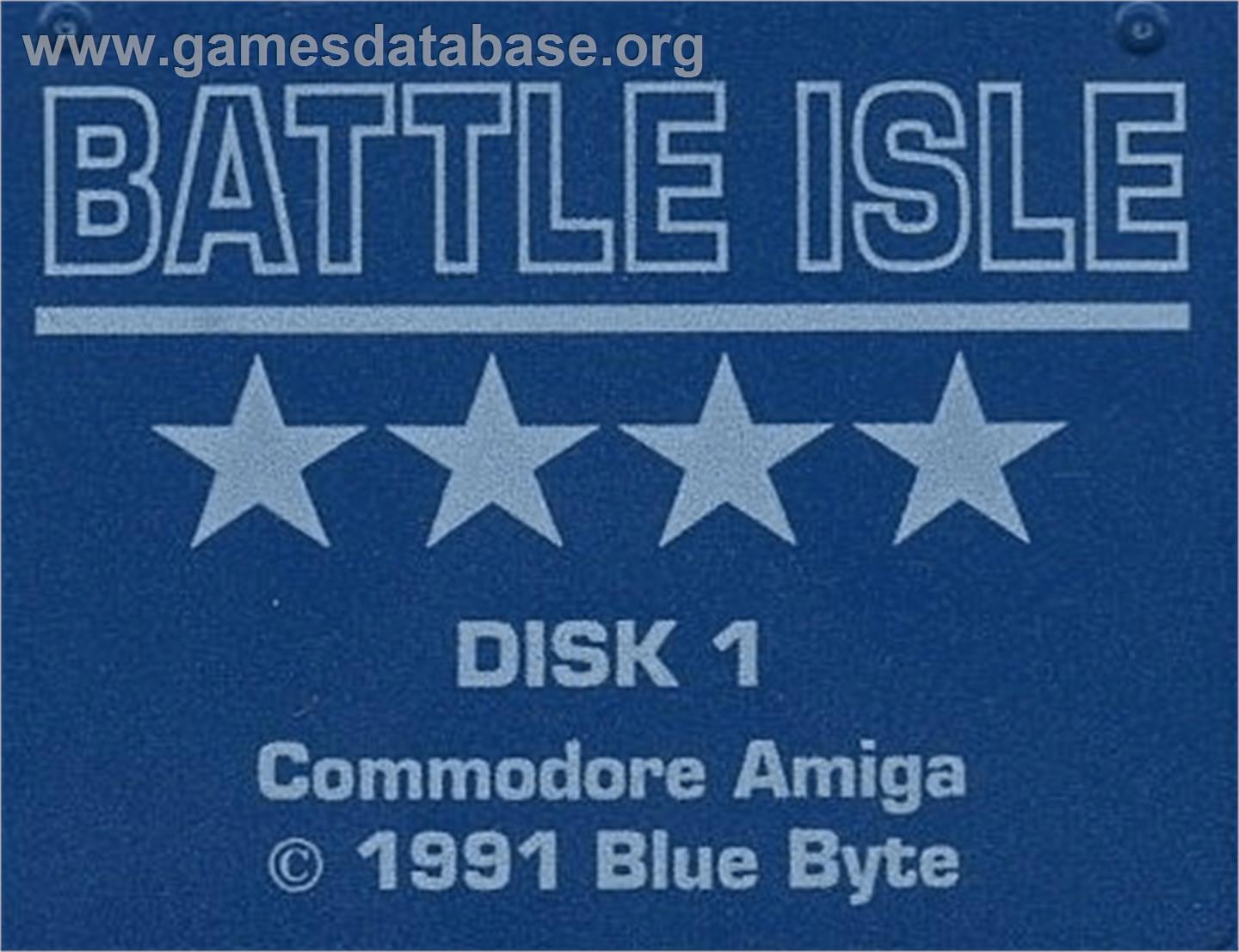 Battle Isle - Commodore Amiga - Artwork - Cartridge Top