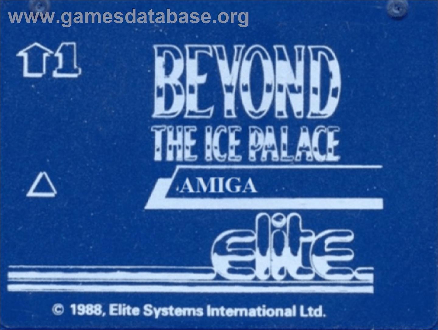 Beyond the Ice Palace - Commodore Amiga - Artwork - Cartridge Top