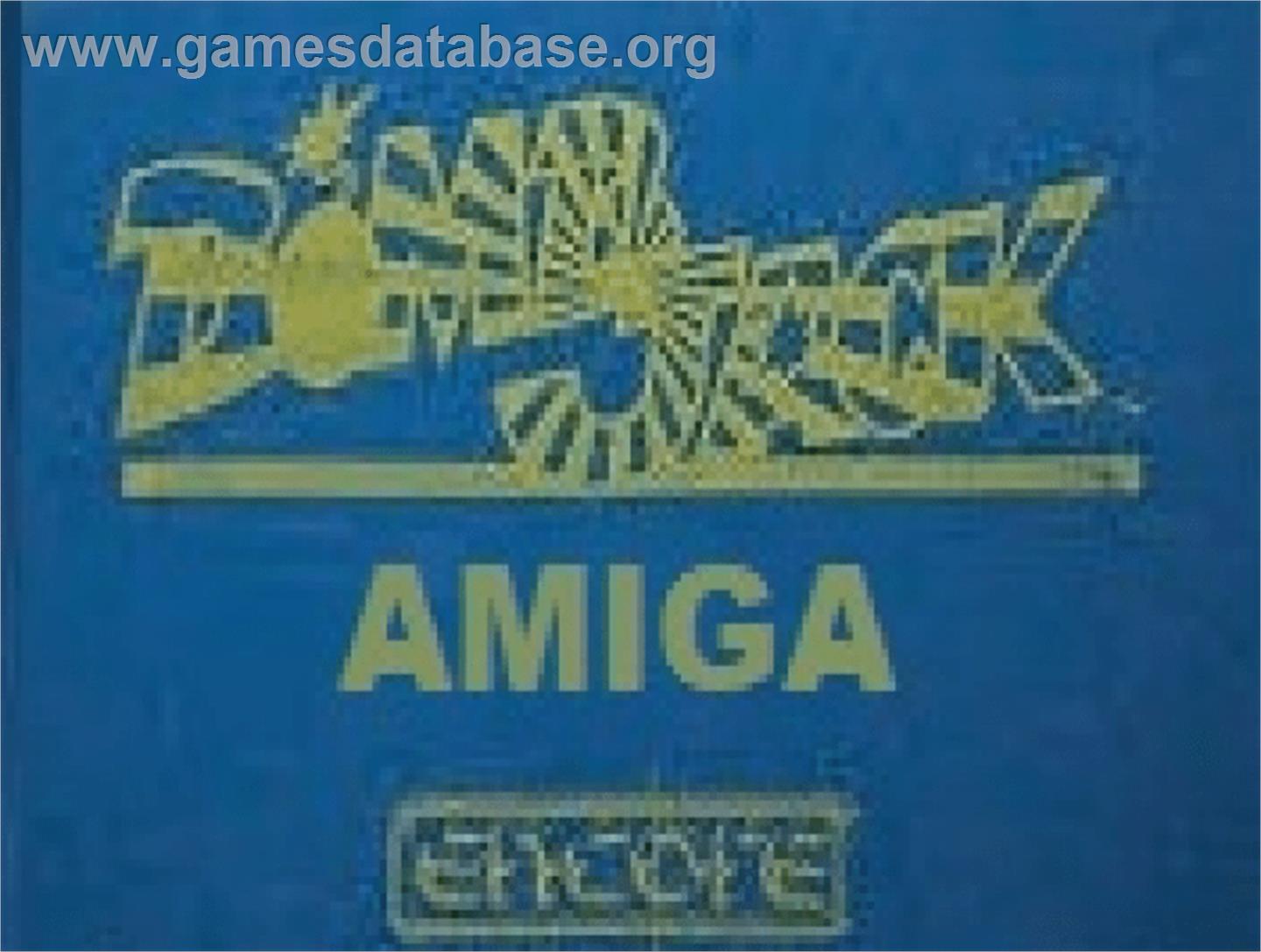 Bomb Jack - Commodore Amiga - Artwork - Cartridge Top