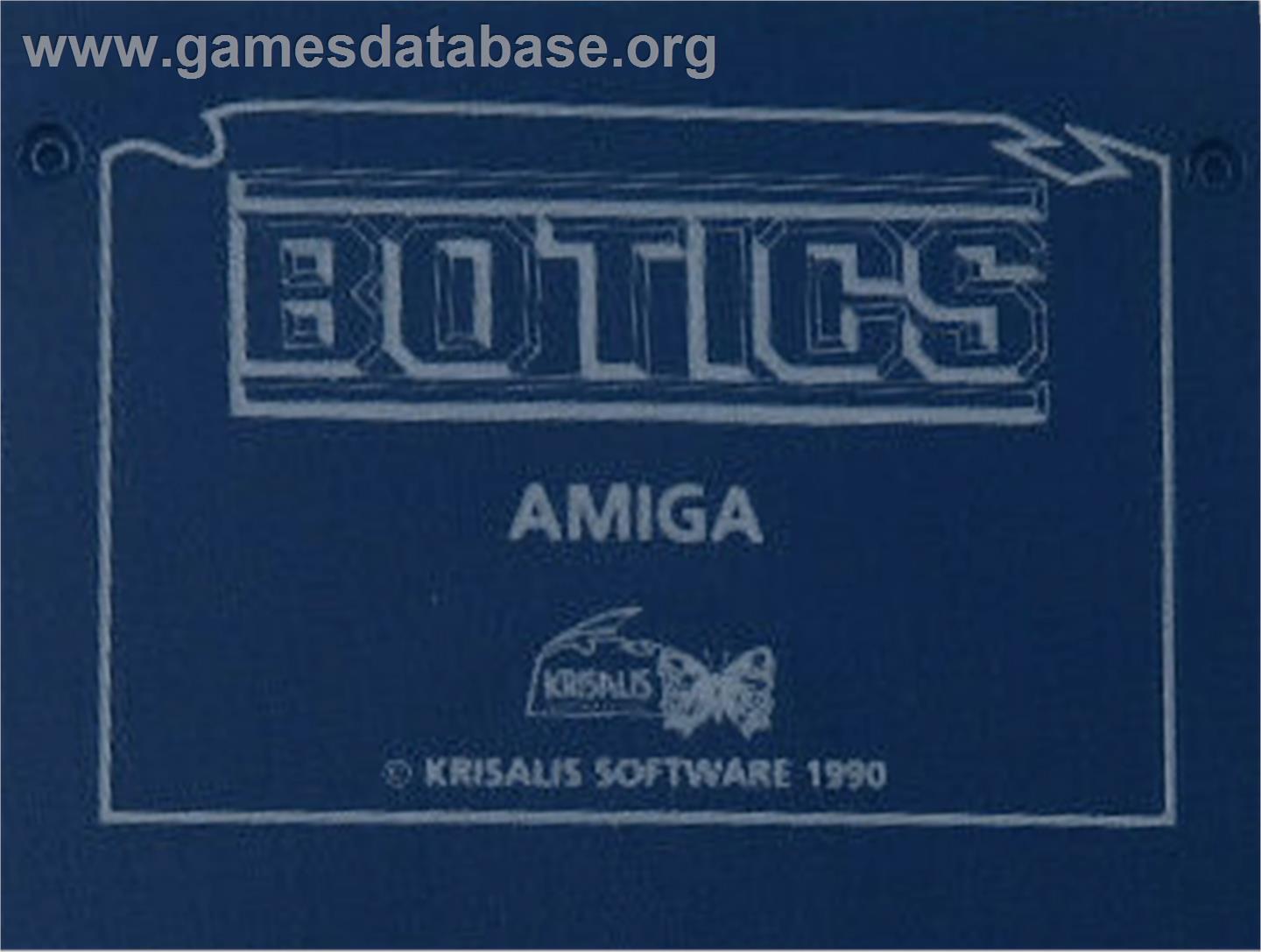 Botics - Commodore Amiga - Artwork - Cartridge Top