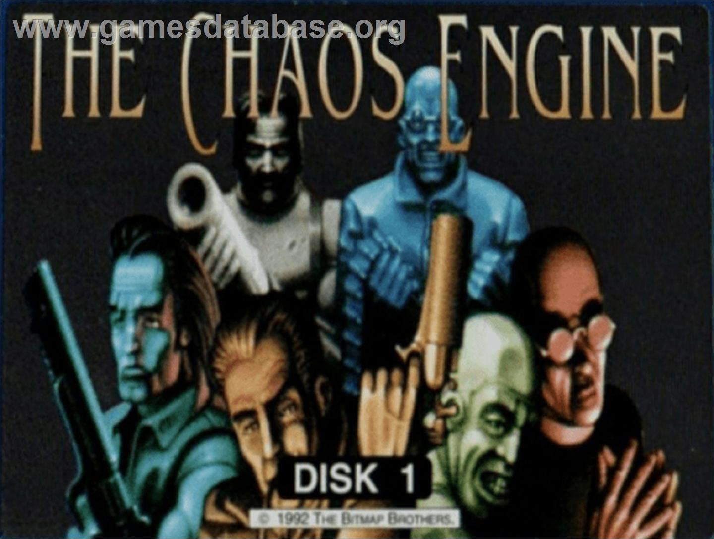 Chaos Engine - Commodore Amiga - Artwork - Cartridge Top