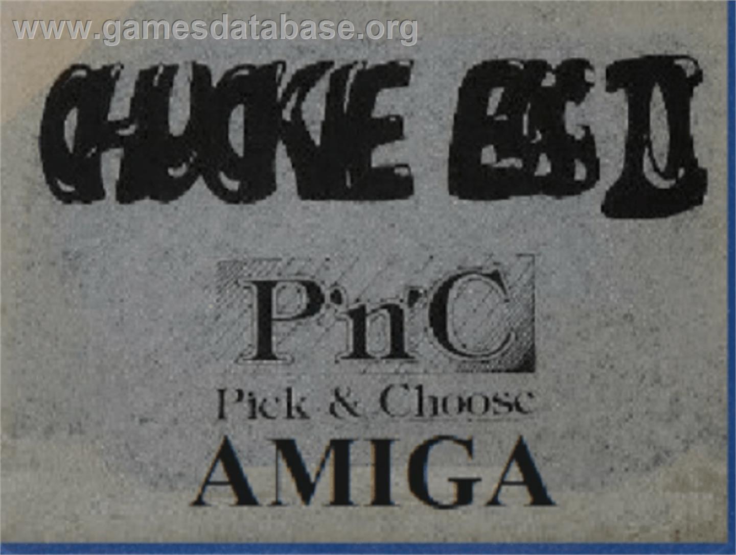 Chuckie Egg 2 - Commodore Amiga - Artwork - Cartridge Top