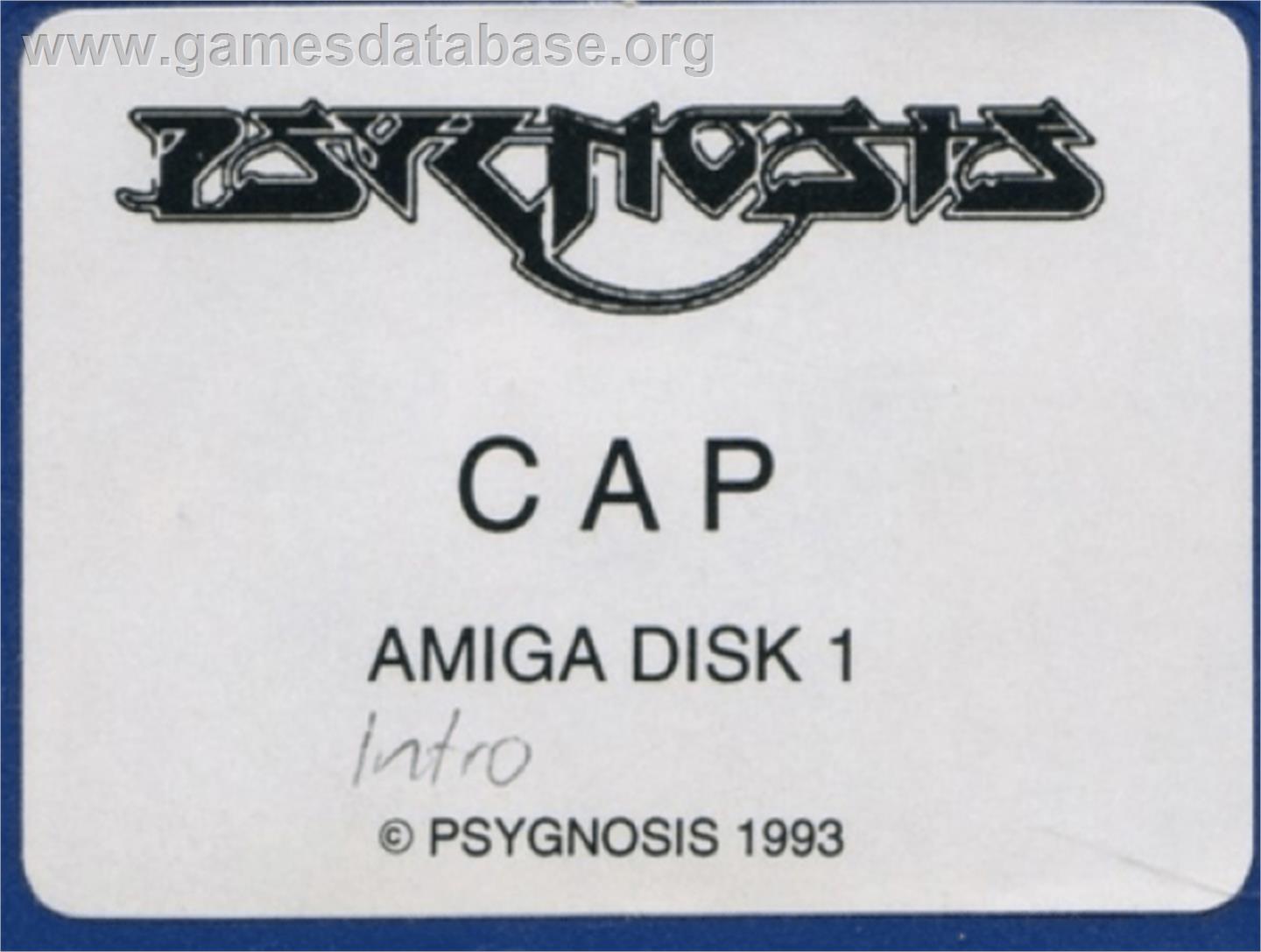 Combat Air Patrol - Commodore Amiga - Artwork - Cartridge Top