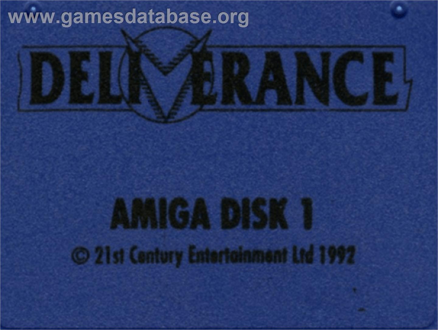 Deliverance: Stormlord 2 - Commodore Amiga - Artwork - Cartridge Top