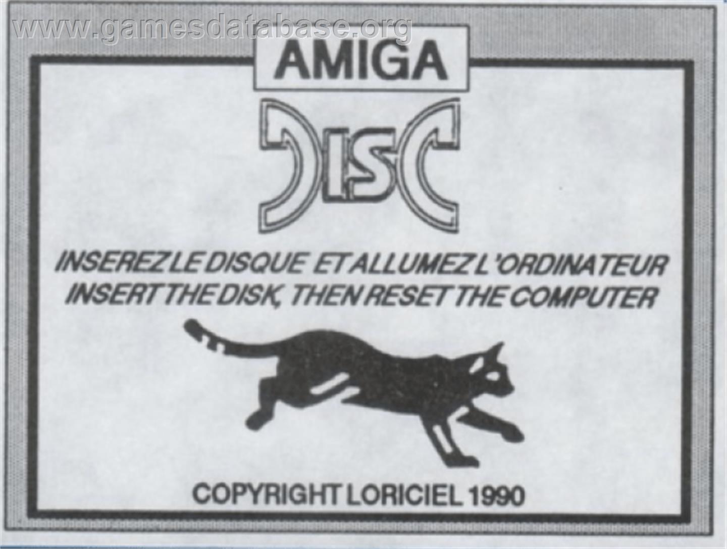 Disc - Commodore Amiga - Artwork - Cartridge Top