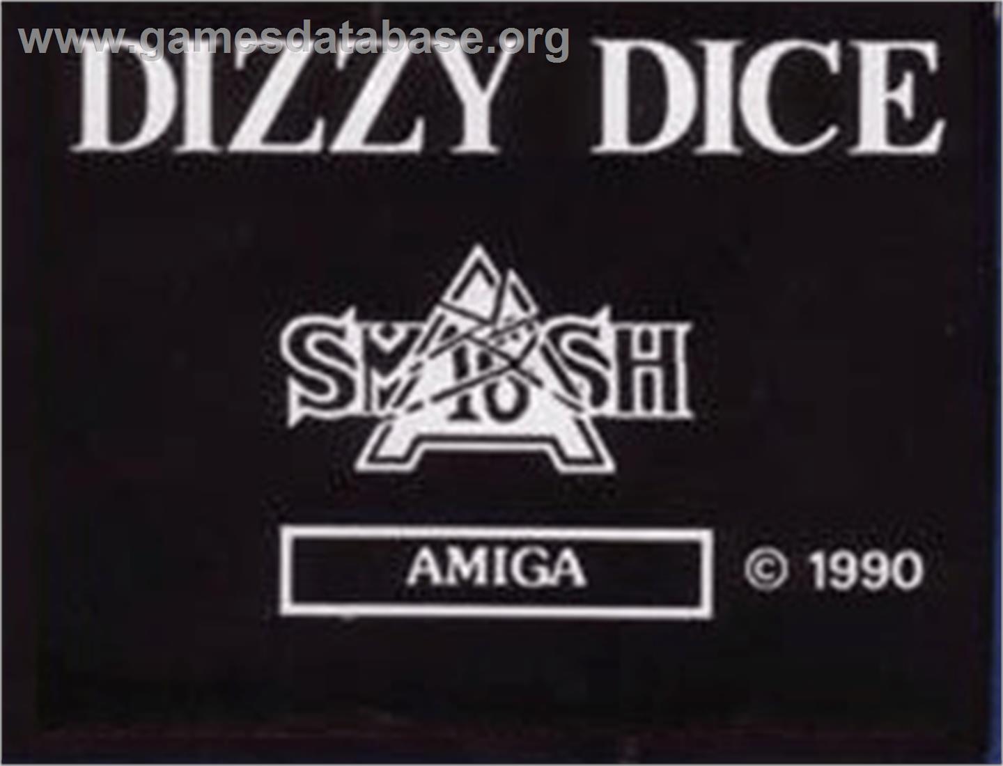 Dizzy Dice - Commodore Amiga - Artwork - Cartridge Top
