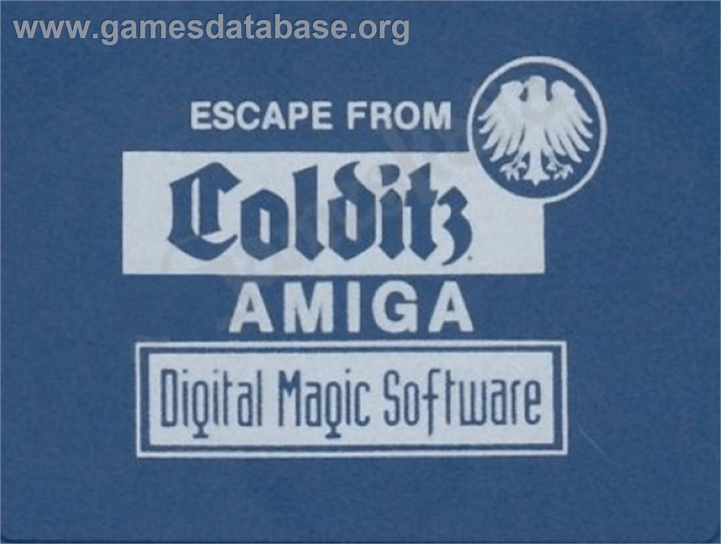 Escape from Colditz - Commodore Amiga - Artwork - Cartridge Top