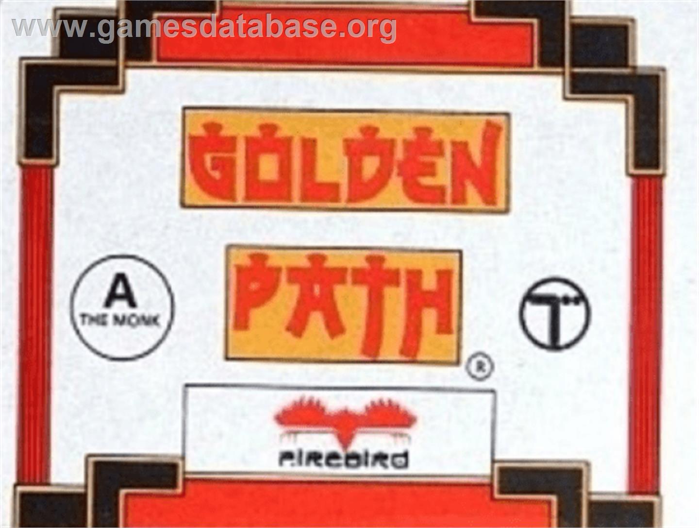 Golden Path - Commodore Amiga - Artwork - Cartridge Top