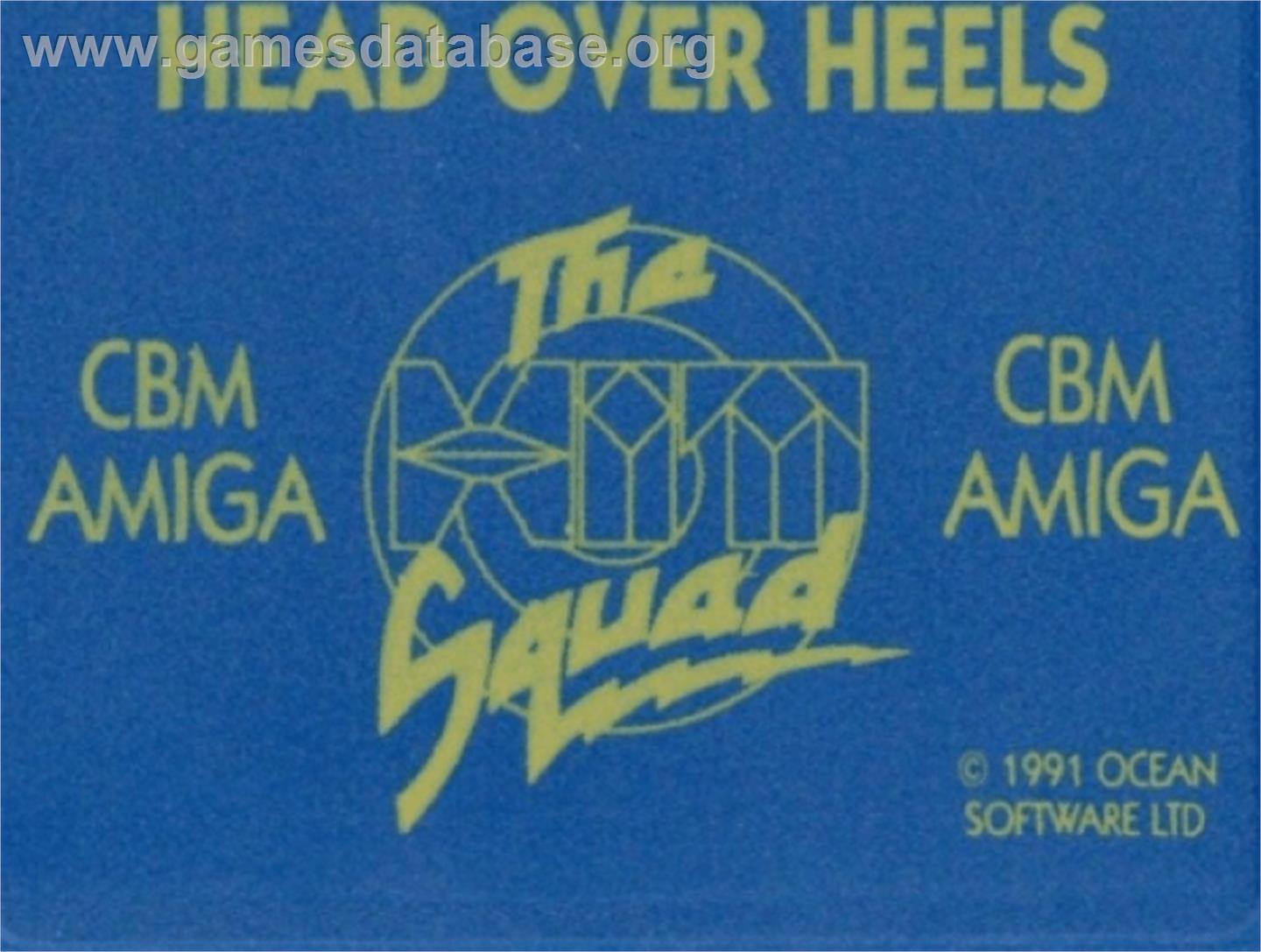 Head Over Heels - Commodore Amiga - Artwork - Cartridge Top