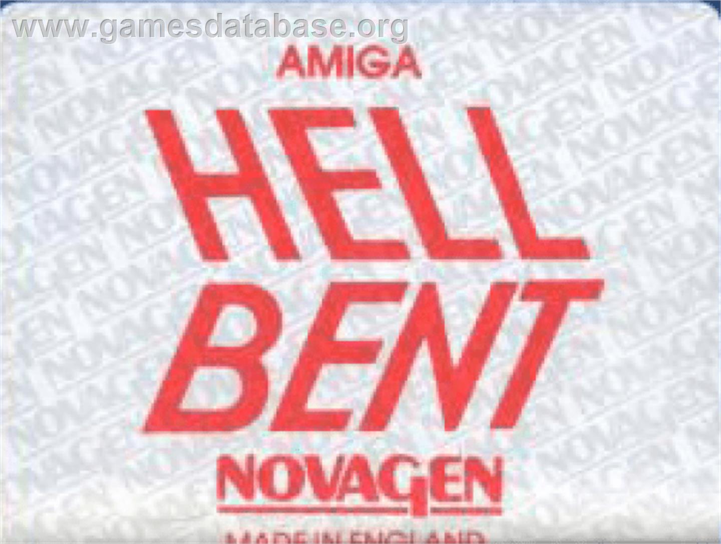 Hell Bent - Commodore Amiga - Artwork - Cartridge Top