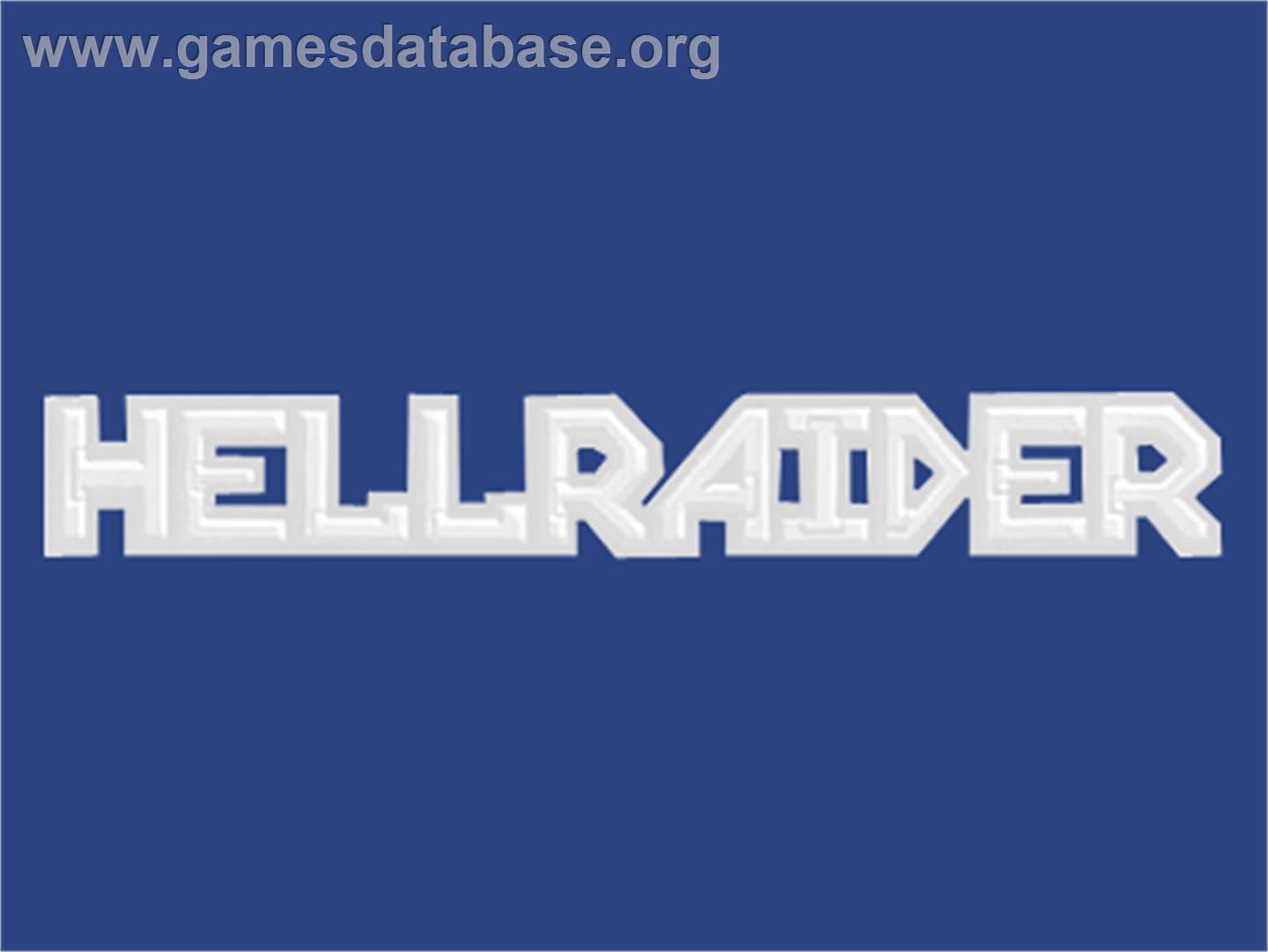 Hellraider - Commodore Amiga - Artwork - Cartridge Top