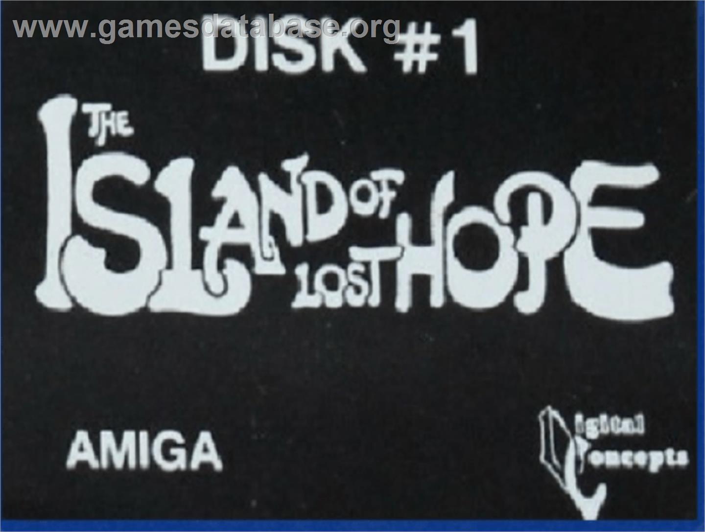 Island of Lost Hope - Commodore Amiga - Artwork - Cartridge Top